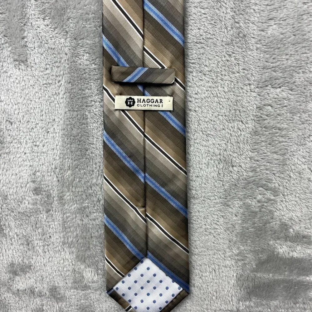 Haggar Men's Modern 100% Polyester Neck Tie